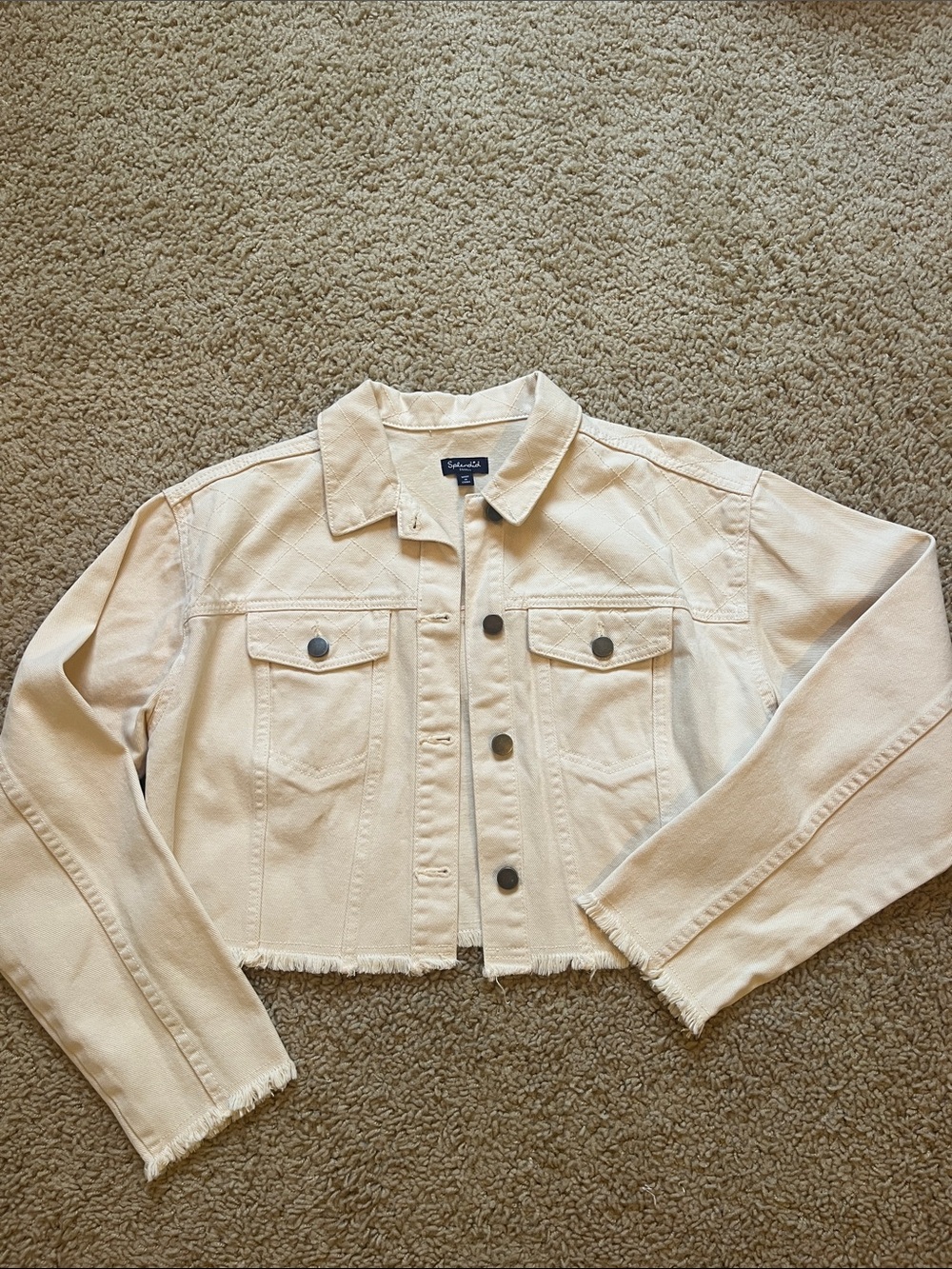 Splendid Cream Denim Jacket